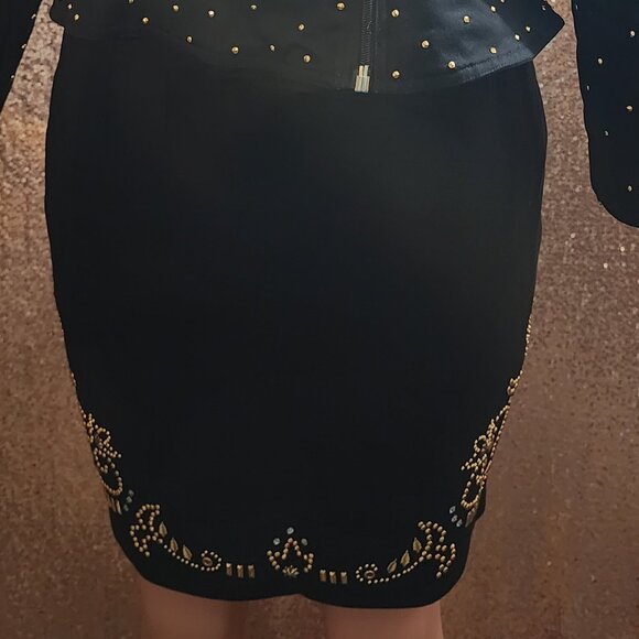 Black Jacket & Skirt Set - Picture 2 of 5